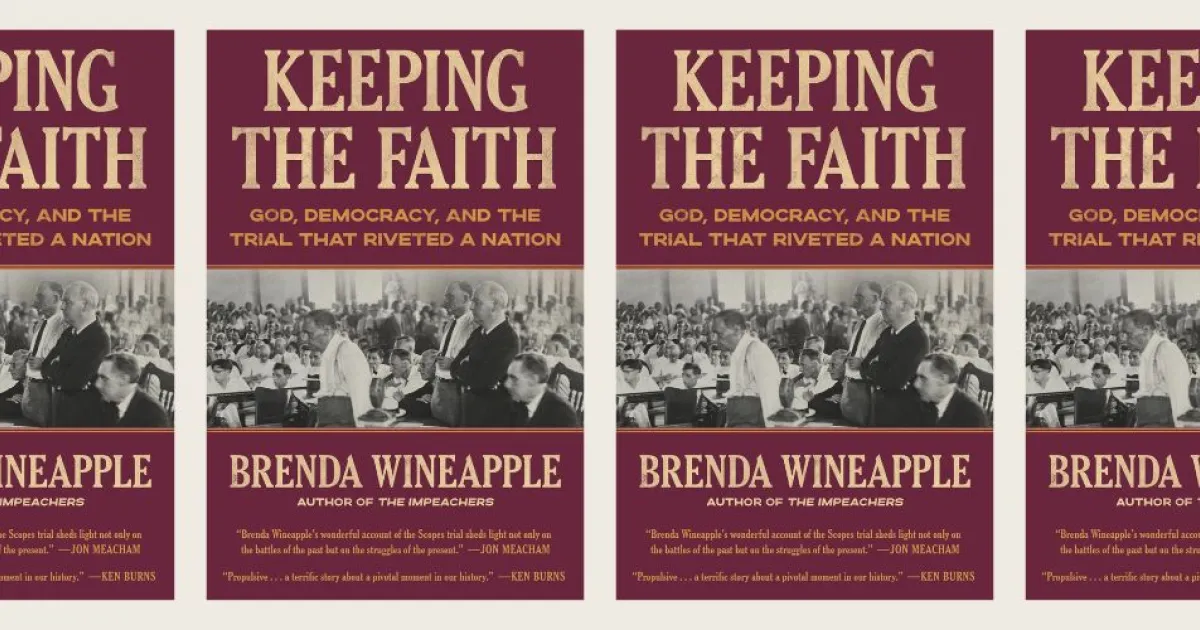 Brenda Wineapple Explores Present and Past in 'Keeping the Faith